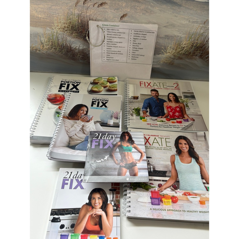 Beachbody Ultimate Portion Fix 21 Day Fix Bundle Fixate Vol 2 Workbook DVDs